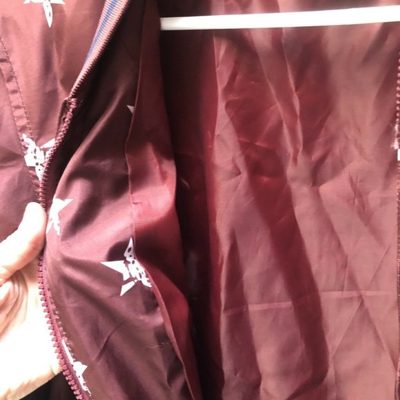 Mens Small Jacket Ball Jacket G-Net Jacket Windbreaker Striped Baseball Jacket - Picture 7 of 8